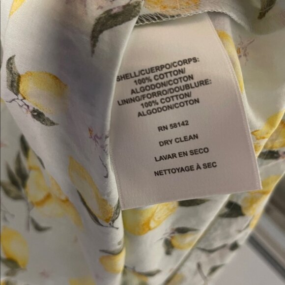 GAL MEETS GLAM LEMON FRUIT MAXI DRESS 8 YELLOW - Picture 5 of 8